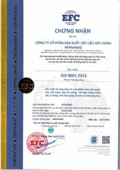 Chứng nhận hệ thống quản lý chất lượng ISO 9001:2015