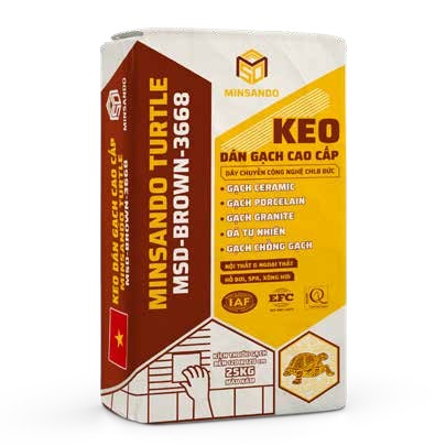 Keo dán gạch Minsando Turtle MSD-BROWN-3668