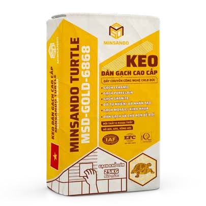 Keo dán gạch cao cấp Minsando Turtle MSD-GOLD-6868