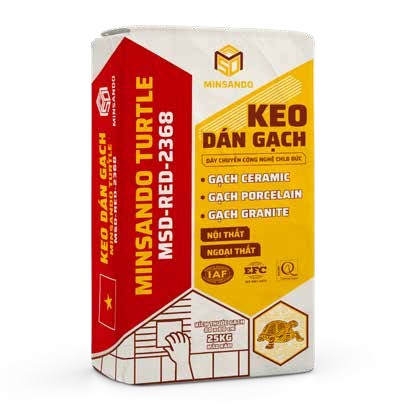 Keo dán gạch Minsando Turtle MSD-RED-2368