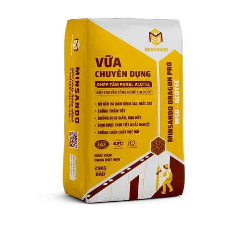 Vữa chuyên dụng ghép tấm Panel Acotec MSD-ACOTEC